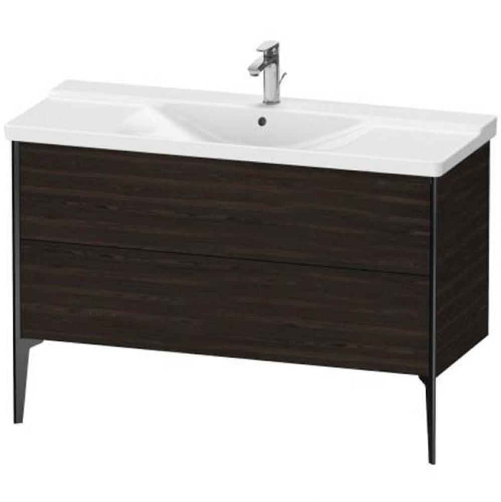 Duravit XViu Floor Standing Vanity Unit  Brushed Walnut