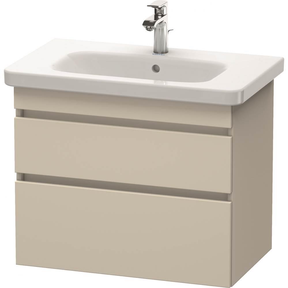 Duravit DuraStyle Two Drawer Wall-Mount Vanity Unit Taupe