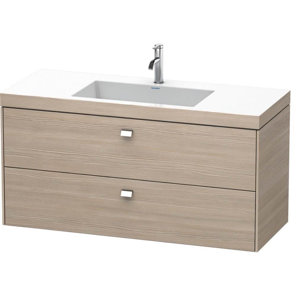 Duravit Brioso C-Bonded Wall-Mounted Vanity  Pine Silver