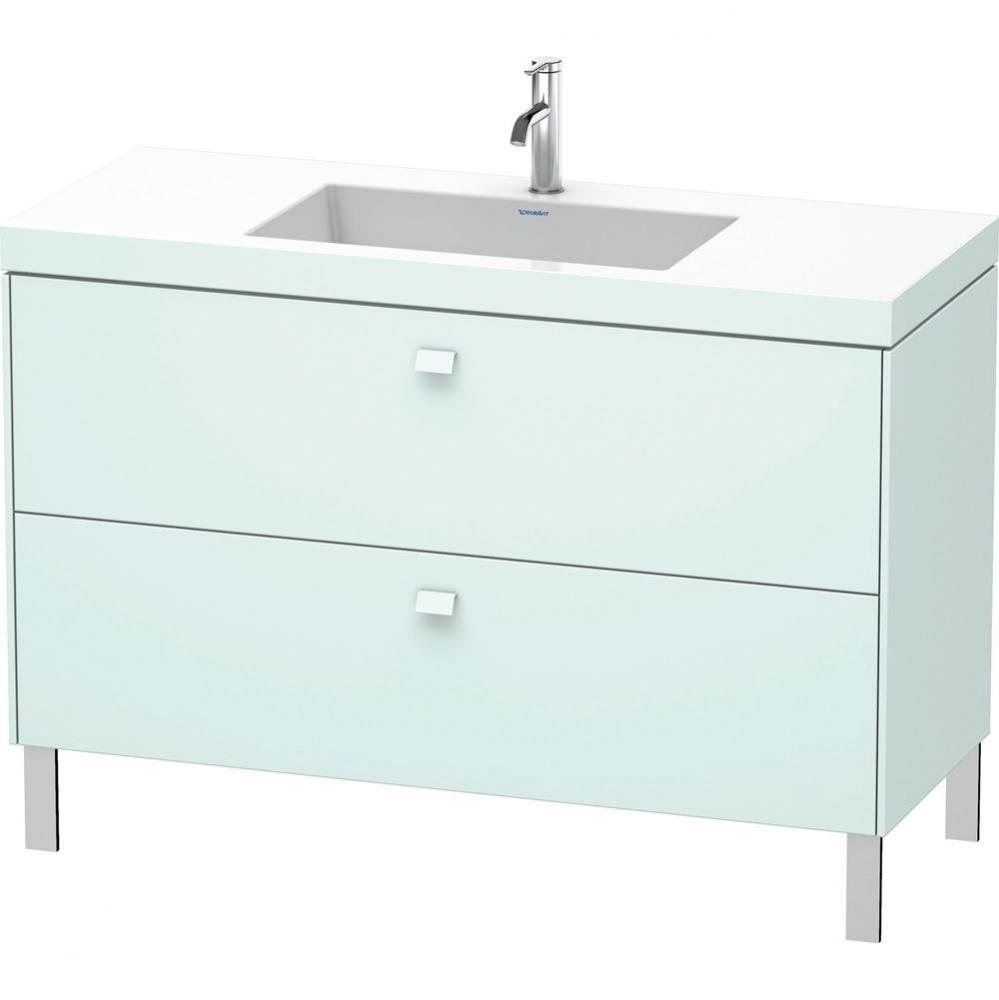 Duravit Brioso C-Bonded Floorstanding Vanity  Light Blue Matte