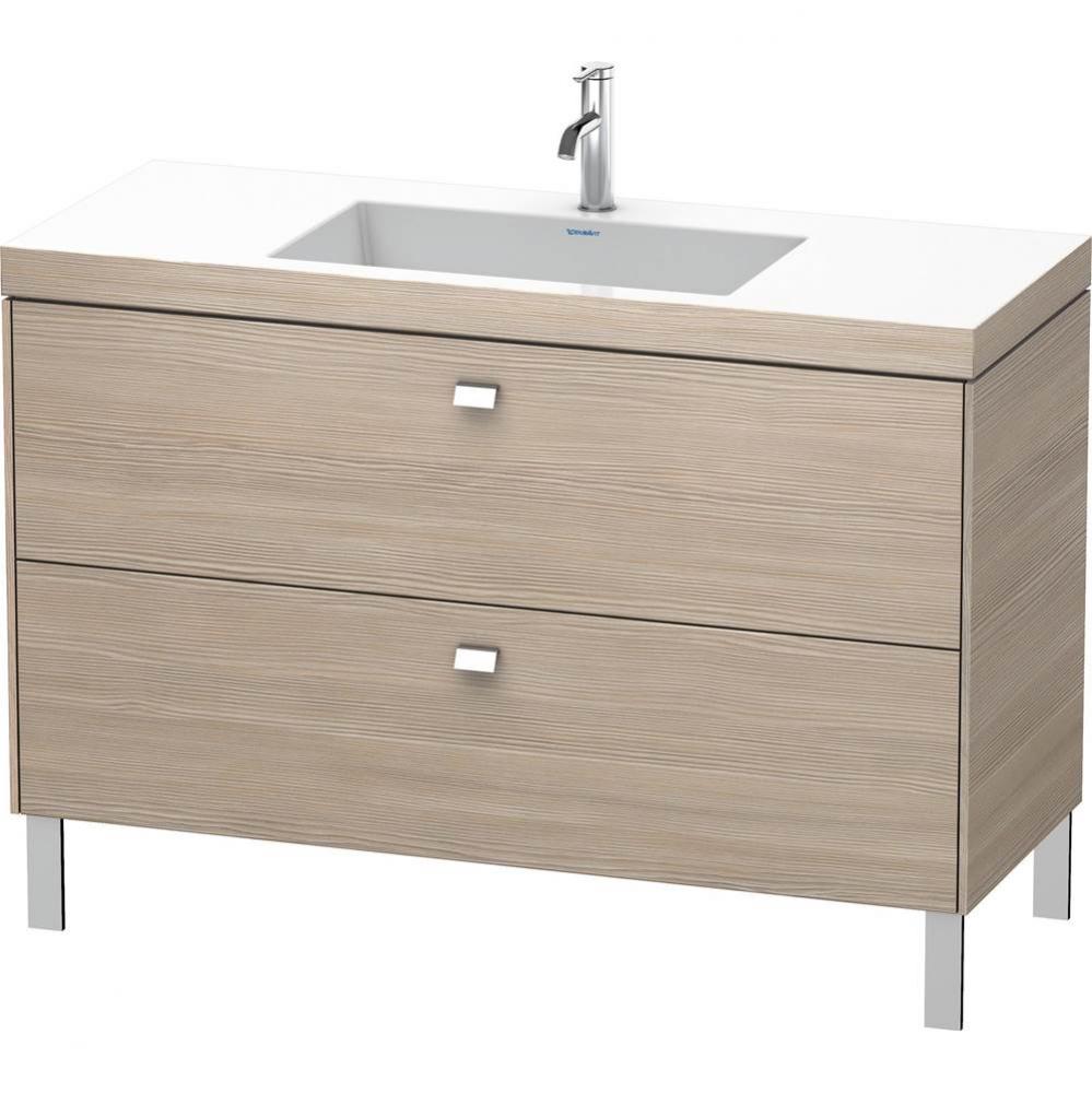 Duravit Brioso C-Bonded Floorstanding Vanity  Pine Silver