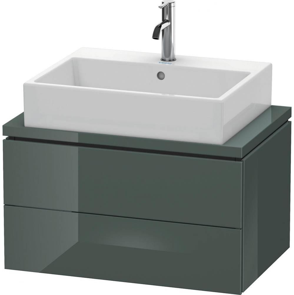 Duravit L-Cube Two Drawer Vanity Unit For Console Dolomite Gray