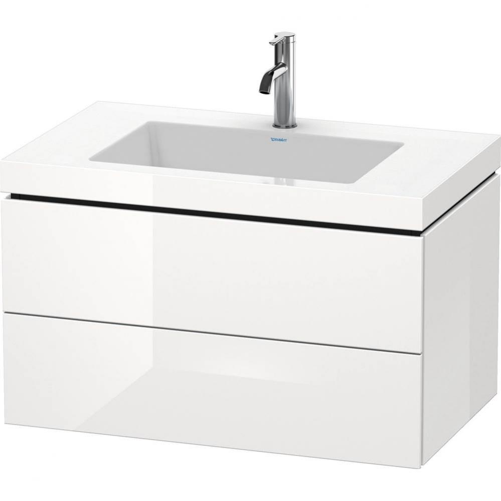 Duravit L-Cube C-Bonded Wall-Mounted Vanity  Linen