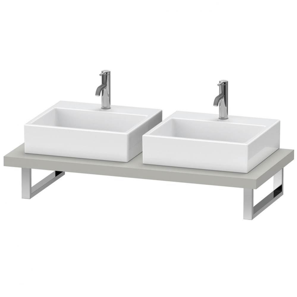 Duravit X-Large Console  Concrete Gray Matte