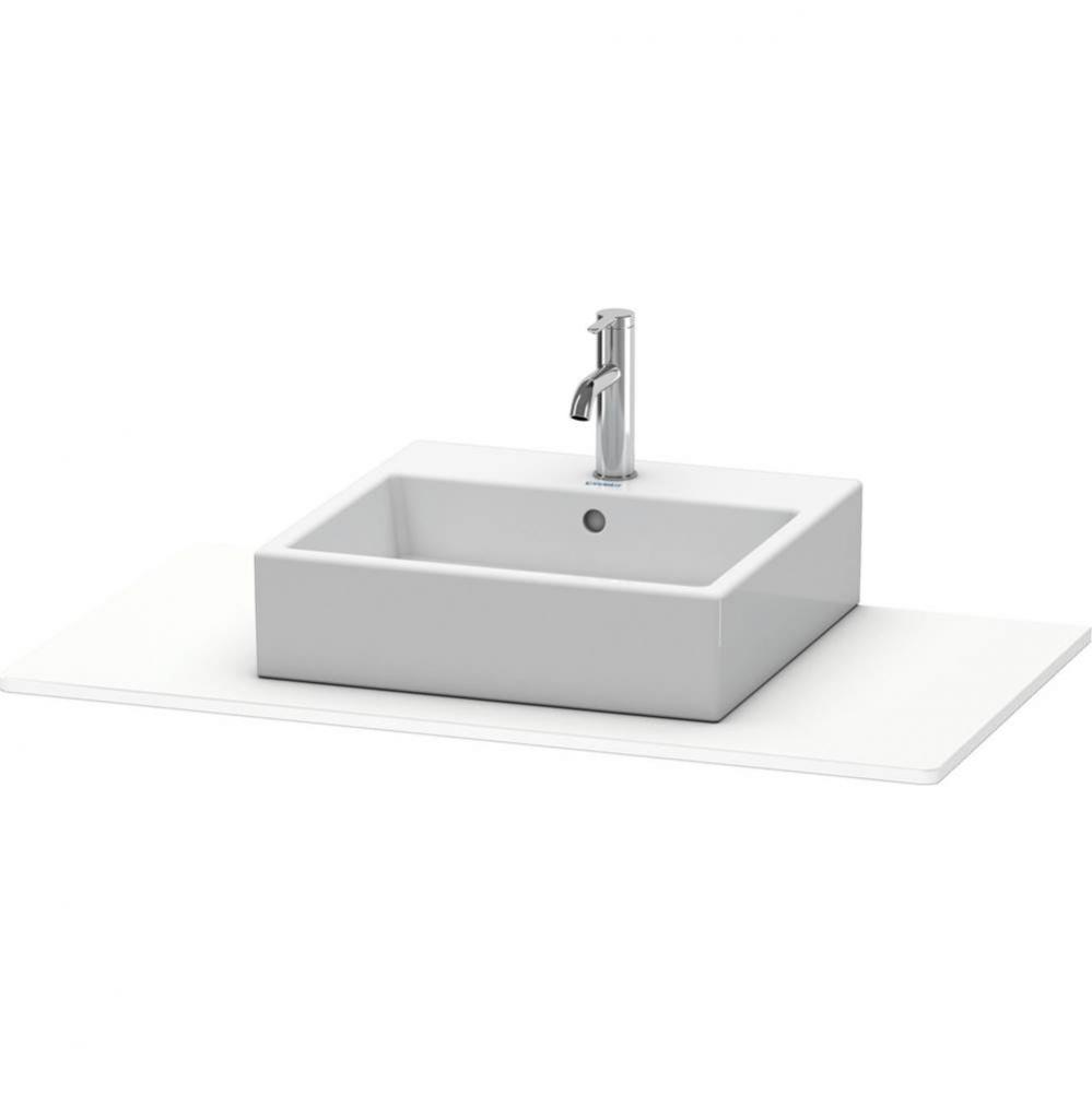 Duravit XSquare Console with One Sink Cut-Out White