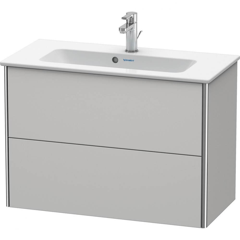 Duravit XSquare Two Drawer Wall-Mount Vanity Unit Nordic White