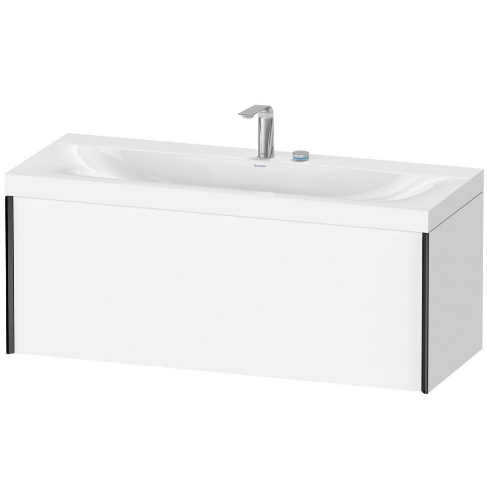 XViu One Drawer C-Bonded Wall-Mount Vanity Kit White