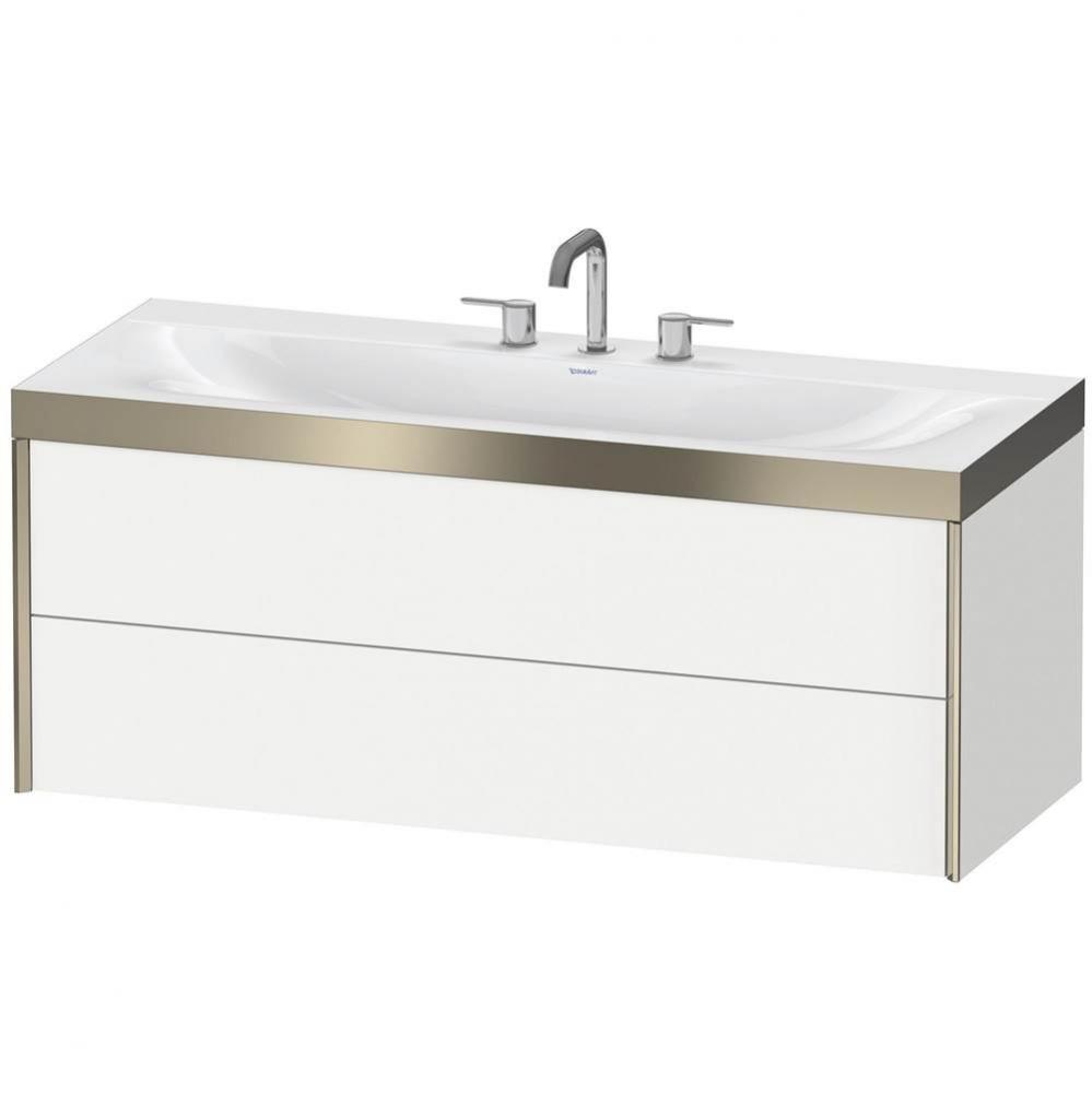 Duravit XViu C-Bonded Wall-Mounted Vanity  White Matte