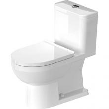 Duravit 21960100U21 - Duravit DuraStyle Basic One-Piece Toilet White with WonderGliss