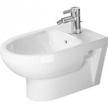 Duravit 22791500001 - Duravit DuraStyle Basic Wall-Mounted Bidet White with WonderGliss