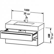 Duravit XL635307171 - Duravit X-Large Wall-Mount Vanity Unit Mediterranean Oak