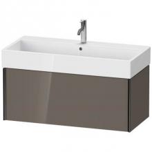 Duravit XV42370B289 - Duravit XViu One Drawer Wall-Mount Vanity Unit Flannel Gray