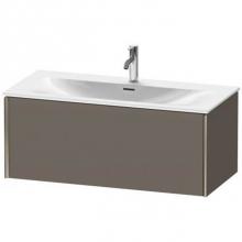 Duravit XV40350B190 - Duravit XViu One Drawer Wall-Mount Vanity Unit Flannel Gray