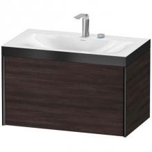 Duravit XV4610EB252P - Duravit XViu One Drawer C-Bonded Wall-Mount Vanity Kit European Oak