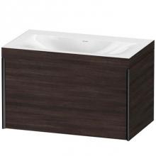 Duravit XV4610NB252C - Duravit XViu One Drawer C-Bonded Wall-Mount Vanity Kit European Oak