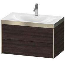 Duravit XV4615OB152P - Duravit XViu Two Drawer C-Bonded Wall-Mount Vanity Kit European Oak