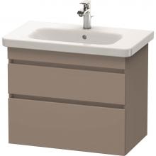 Duravit DS648104343 - Duravit DuraStyle Two Drawer Wall-Mount Vanity Unit Basalt