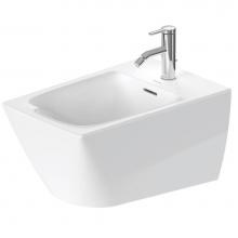 Duravit 22921500001 - Viu Wall-Mounted Bidet White with WonderGliss