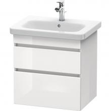 Duravit DS648009118 - Duravit DuraStyle Two Drawer Wall-Mount Vanity Unit Taupe|White