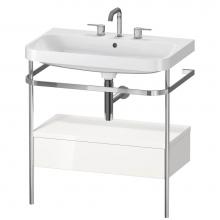 Duravit HP4842T2222 - Duravit Happy D.2 Plus C-Shaped Metal Console  White High Gloss