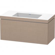 Duravit LC6918N7575 - L-Cube One Drawer C-Bonded Wall-Mount Vanity Kit Linen