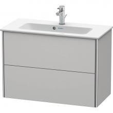 Duravit XS416603939 - Duravit XSquare Two Drawer Wall-Mount Vanity Unit Nordic White