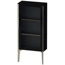 Duravit XV1361LB140 - Duravit XViu Semi-Tall Cabinet Black