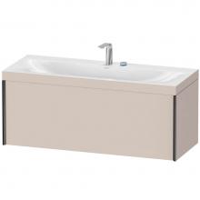 Duravit XV4612EB291C - XViu One Drawer C-Bonded Wall-Mount Vanity Kit Taupe