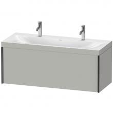 Duravit XV4613OB207C - XViu One Drawer C-Bonded Wall-Mount Vanity Kit Concrete Gray