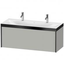 Duravit XV4613OB207P - XViu One Drawer C-Bonded Wall-Mount Vanity Kit Concrete Gray