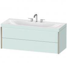 Duravit XV4617TB109C - Duravit XViu C-Bonded Wall-Mounted Vanity  Light Blue Matte