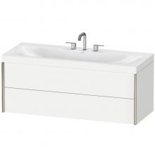 Duravit XV4617TB118C - Duravit XViu C-Bonded Wall-Mounted Vanity  White Matte