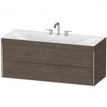 Duravit XV4617TB151C - Duravit XViu C-Bonded Wall-Mounted Vanity  Pine Terra