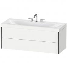 Duravit XV4617TB218C - Duravit XViu C-Bonded Wall-Mounted Vanity  White Matte