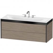 Duravit XV4617TB231P - Duravit XViu C-Bonded Wall-Mounted Vanity  Pine Silver