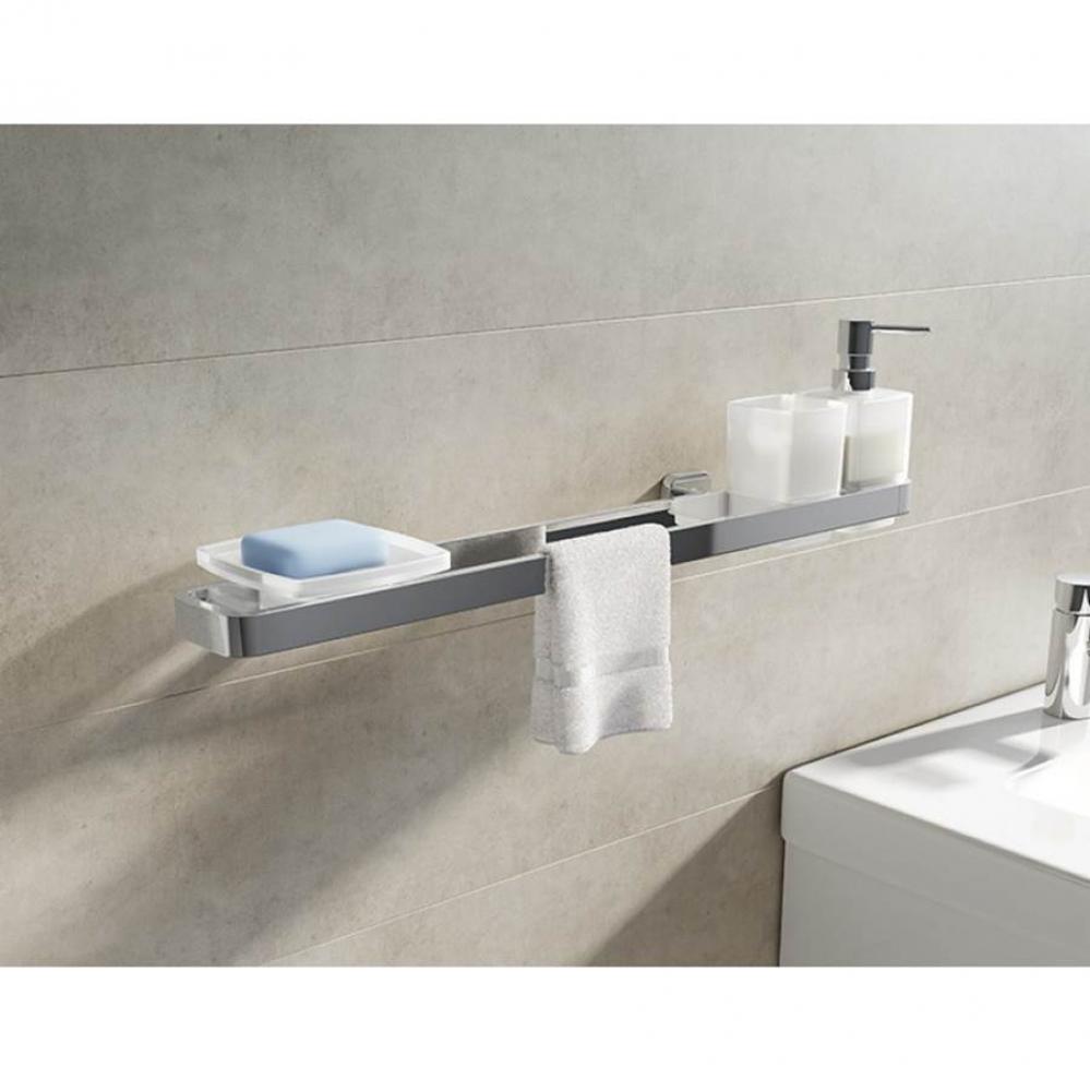 VERITAS MOD TOWEL BAR /60CM/CHROME/SQUARE