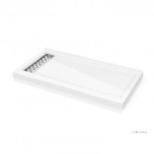 Fleurco Abe3648-18-11 - QUAD BASE LINEAR DRAIN/3648/WHITE/CHROME