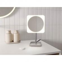 Fleurco MVZ8-FS-SR-11 - VIZO MAKEUP MIRROR/FREE STANDING/8''/SR FRAME&SQ MIRROR/CHROME