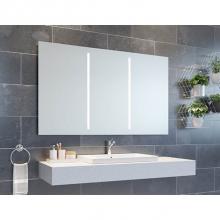 Fleurco MSUC4836 - Sunrise Mirror 48'' Wx36'' H/Defog.&Cent. Light