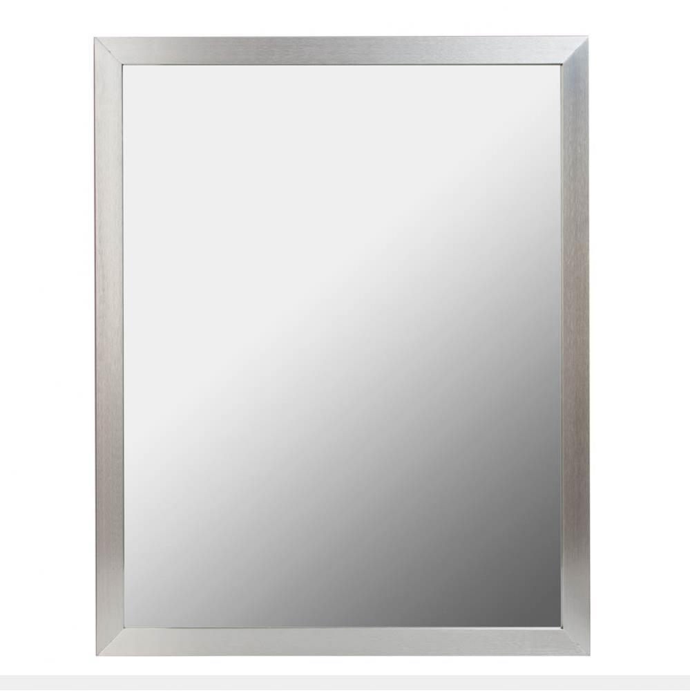 24X30 Aluminum Framed Mirror Brushed Nickel