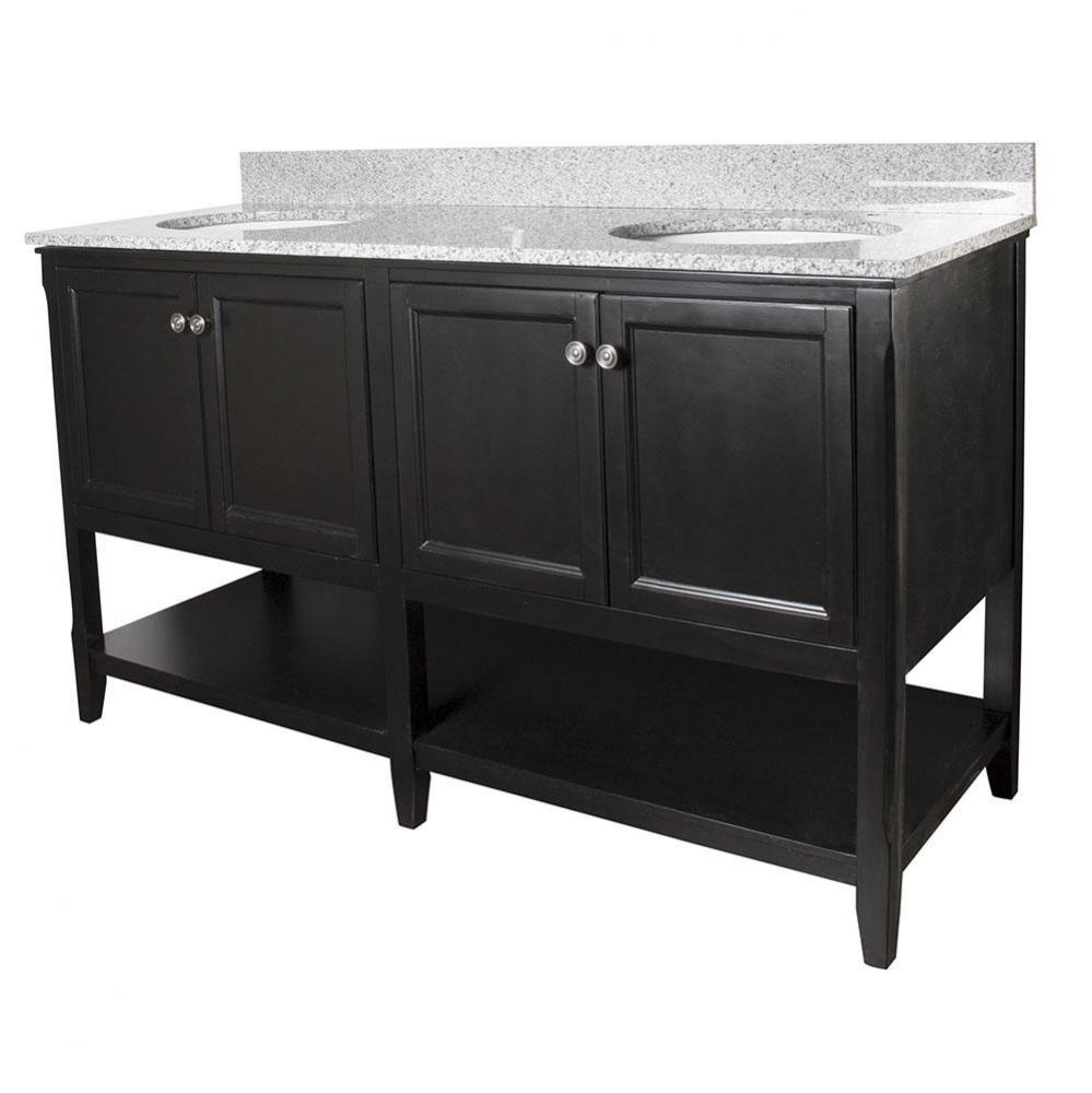 Auguste 60 inch bathroom vanity in