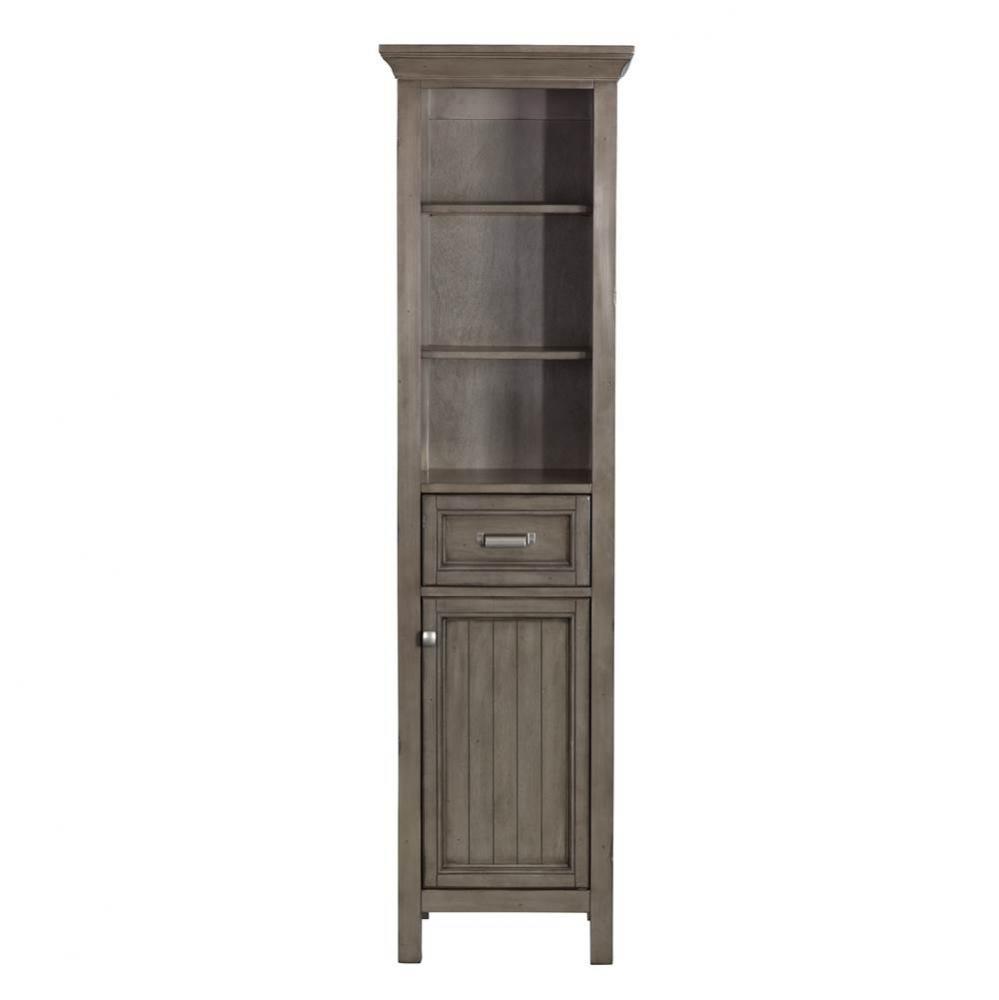 Brantley Linen Cabinet Distressed Grey