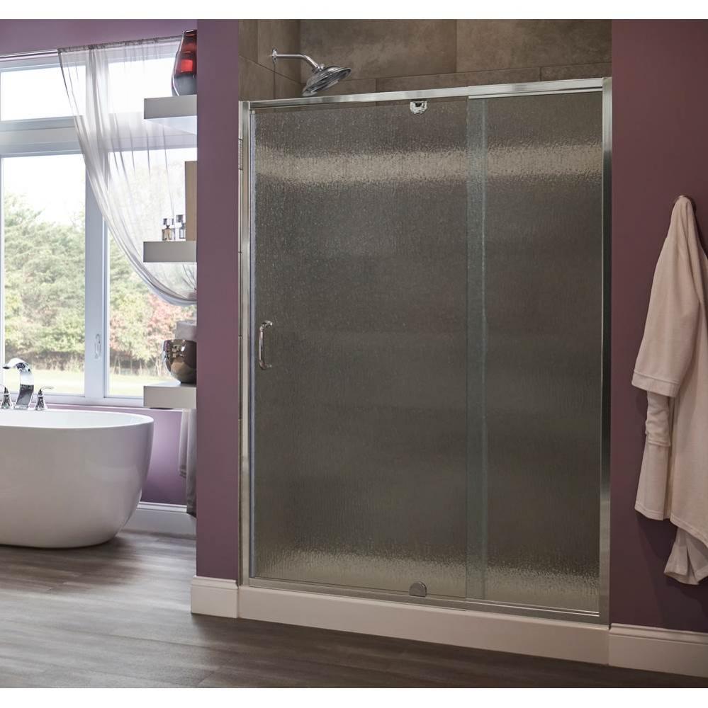 Cove 1/4'' Frameless Pivot Shower Door and In Line Panel Door