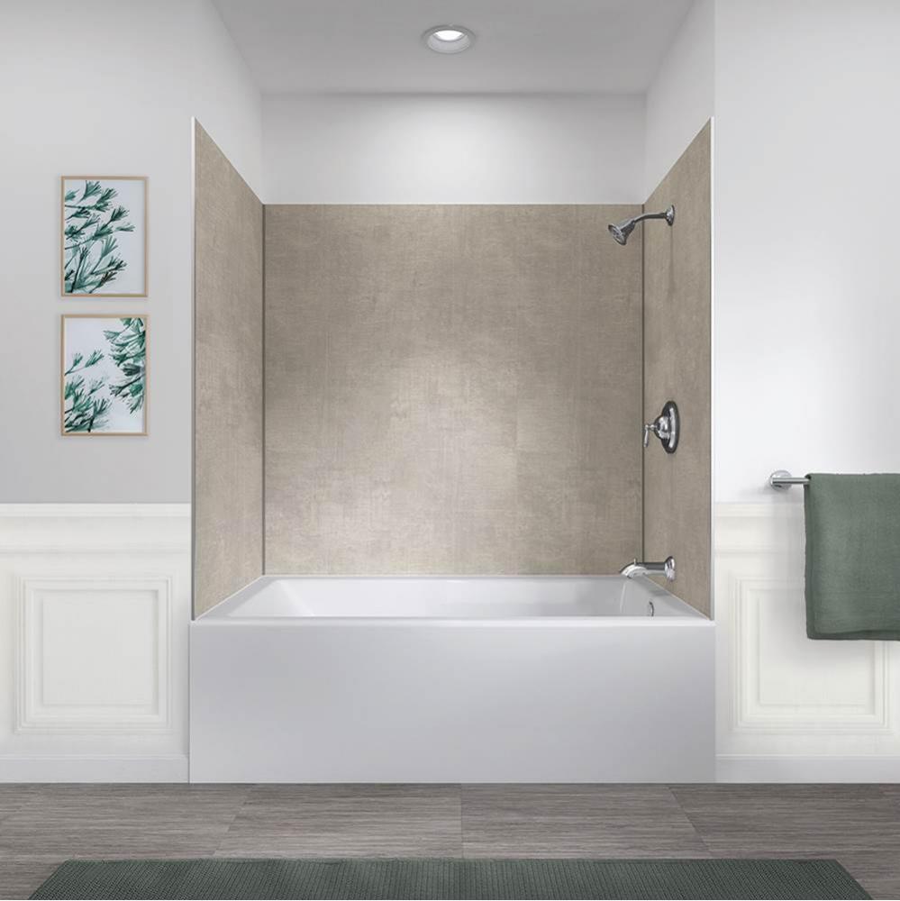 60'' X 32'' x 78'' Shower Wall Kit Sandstone