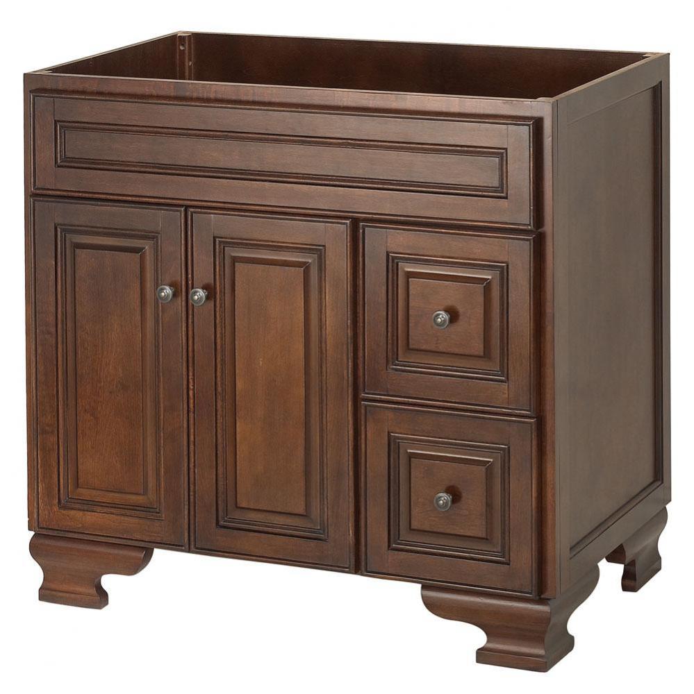 Hawthorne 36 inch walnut bathroom