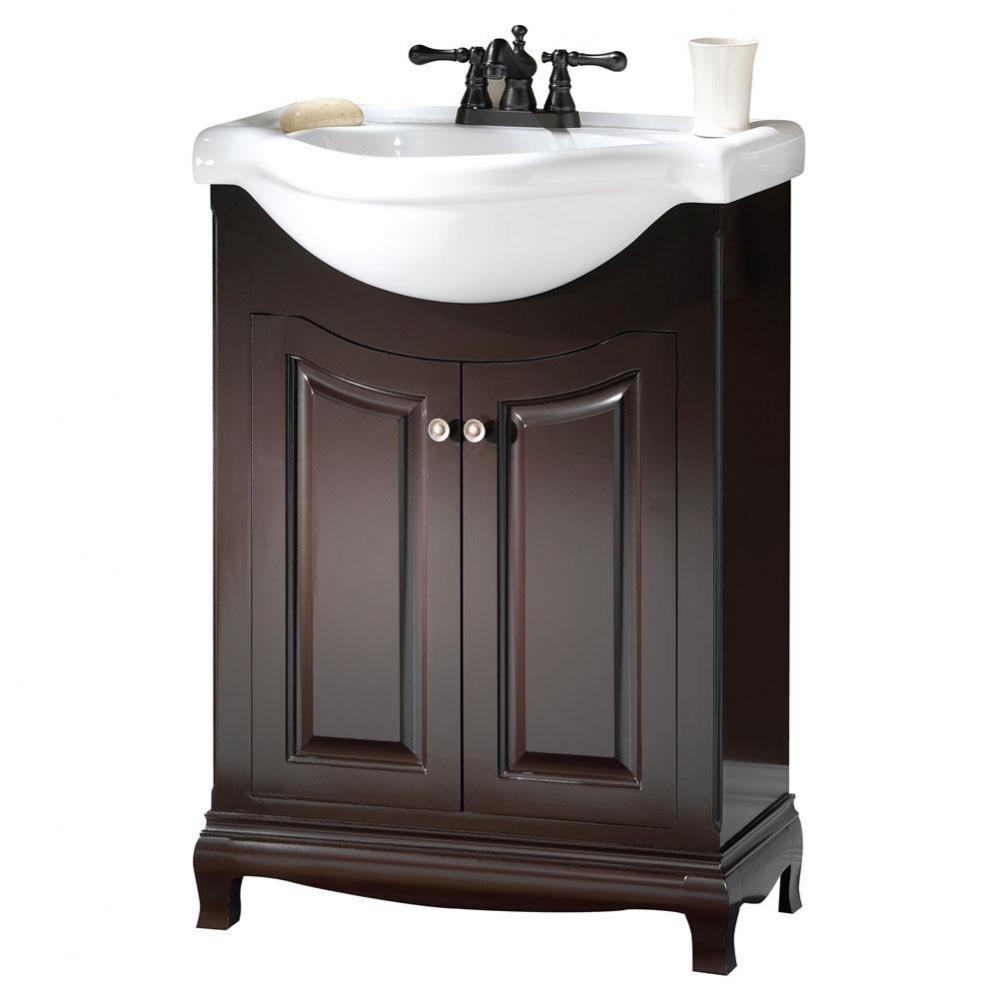 Palermo 26&amp;apos;&amp;apos; euro bath vanity with vitreous china