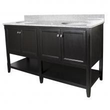 Foremost AUBV6022 - Auguste 60 inch bathroom vanity in