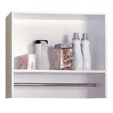 Foremost BEWS2712 - Berkshire White Open Shelf W Metal Hanging Rod