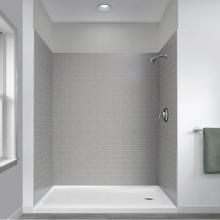 Foremost GFS603278-GM - 60'' X 32'' x 78'' Shower Wall Kit Grey Mosaic