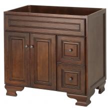 Foremost HANA3621D - Hawthorne 36 inch walnut bathroom